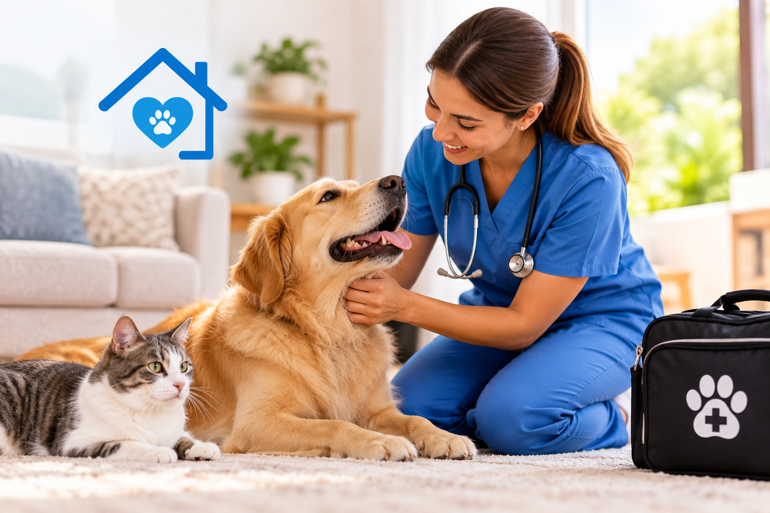 Visitas veterinarias a domicilio